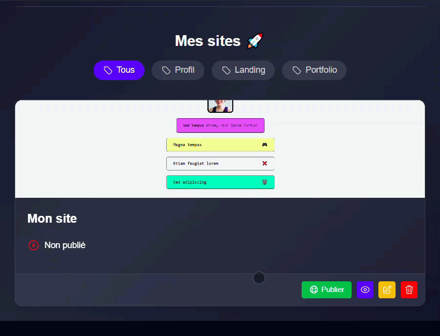 Étape 3: Publier instantanément